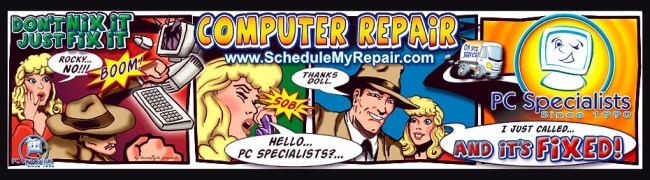 PC Specialists Comic Strip